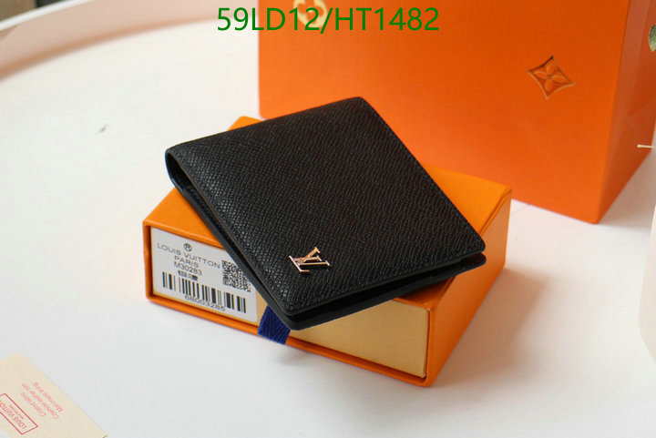 LV Bags-(Mirror)-Wallet-,Code: HT1482,$: 59USD