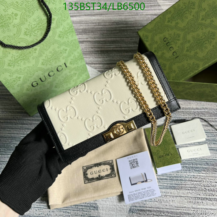 Gucci Bag-(Mirror)-Diagonal-,Code: LB6500,$: 135USD