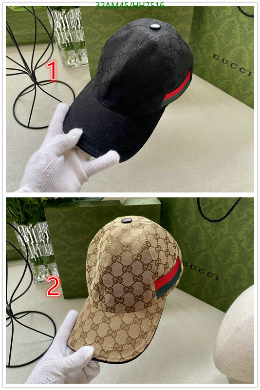 Cap -(Hat)-Gucci, Code: HH7516,$: 32USD