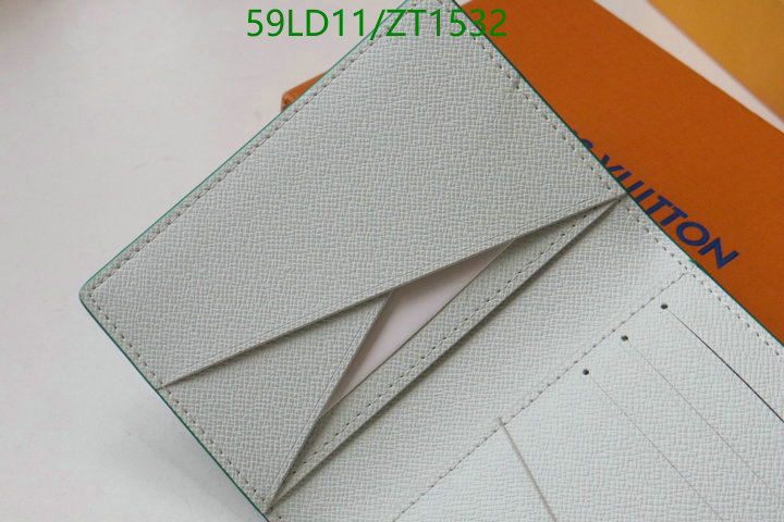 LV Bags-(Mirror)-Wallet-,Code: ZT1532,$: 59USD