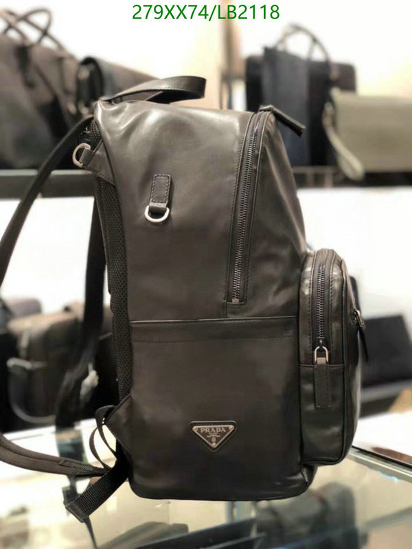 Prada Bag-(Mirror)-Backpack-,Code: LB2118,$: 279USD