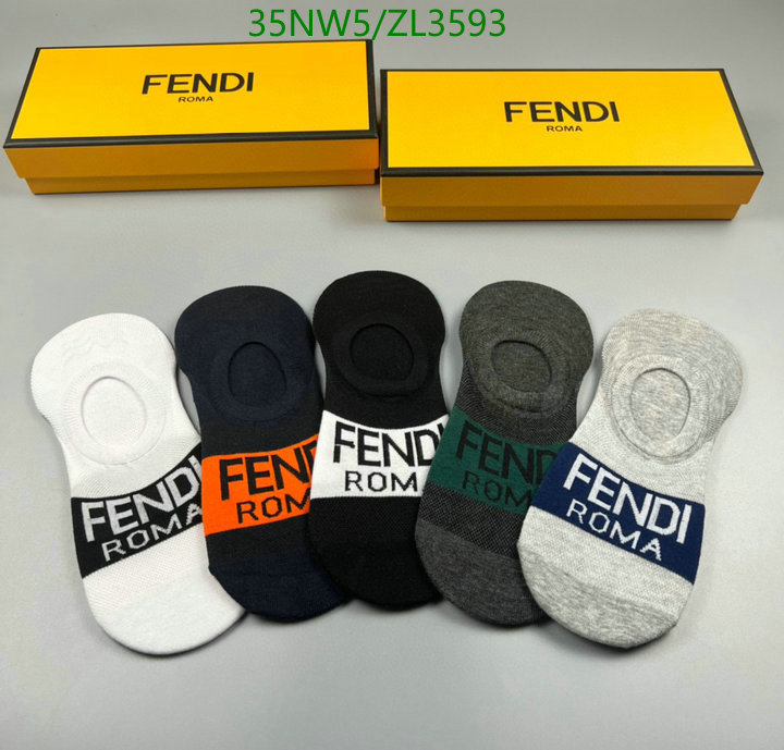 Sock-Fendi, Code: ZL3593,$: 35USD