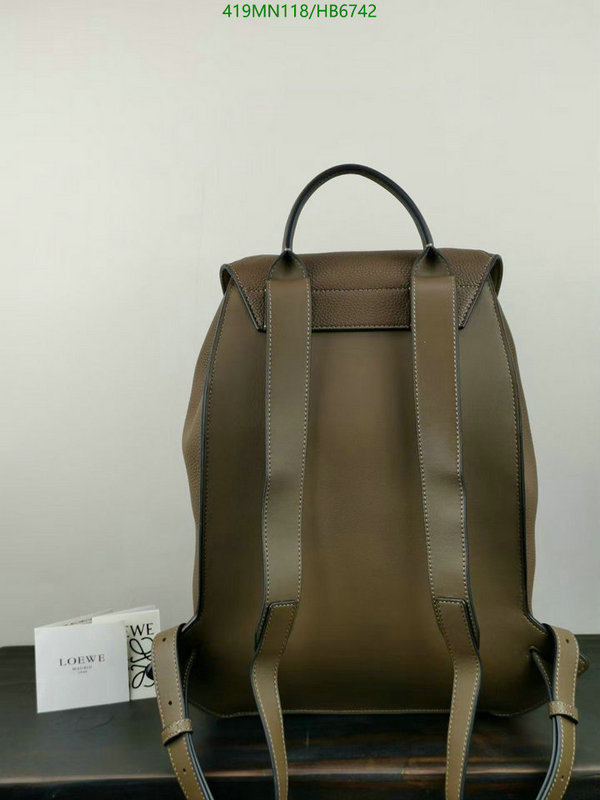 Loewe Bag-(Mirror)-Backpack-,Code: HB6742,$: 419USD