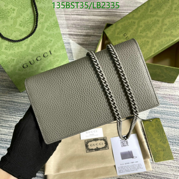 Gucci Bag-(Mirror)-Diagonal-,Code: LB2335,$: 135USD