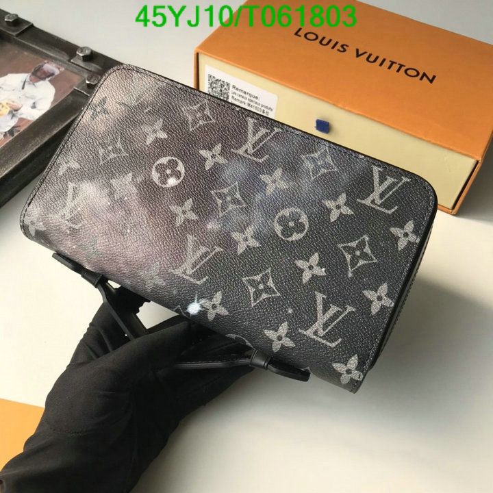 LV Bags-(4A)-Wallet-,Code: T061803,$: 45USD