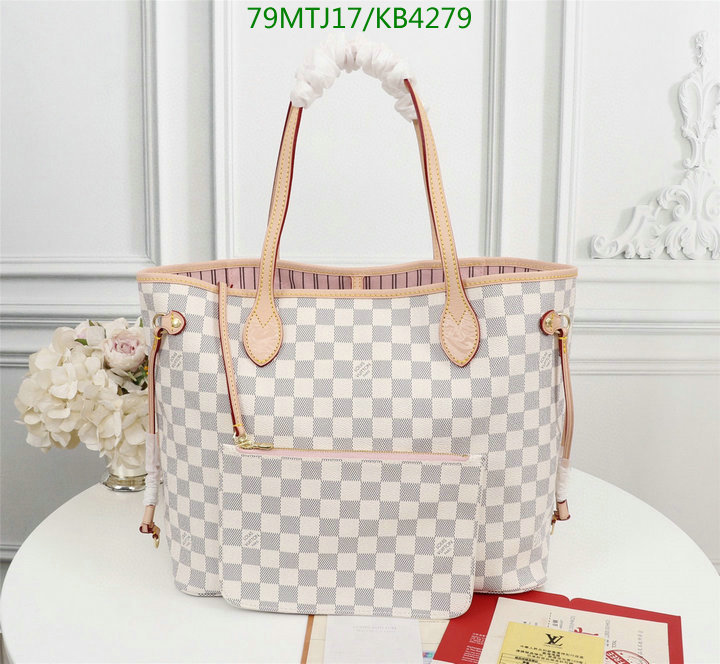 LV Bags-(4A)-Neverfull-,Code: KB4279,$: 79USD