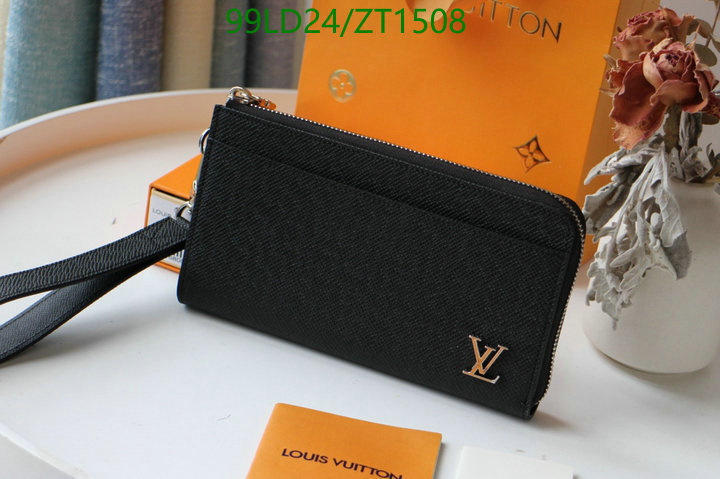 LV Bags-(Mirror)-Wallet-,Code: ZT1508,$: 99USD