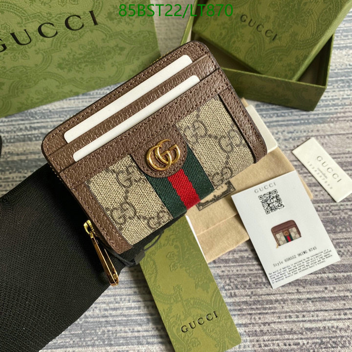 Gucci Bag-(Mirror)-Wallet-,Code: LT870,$: 85USD