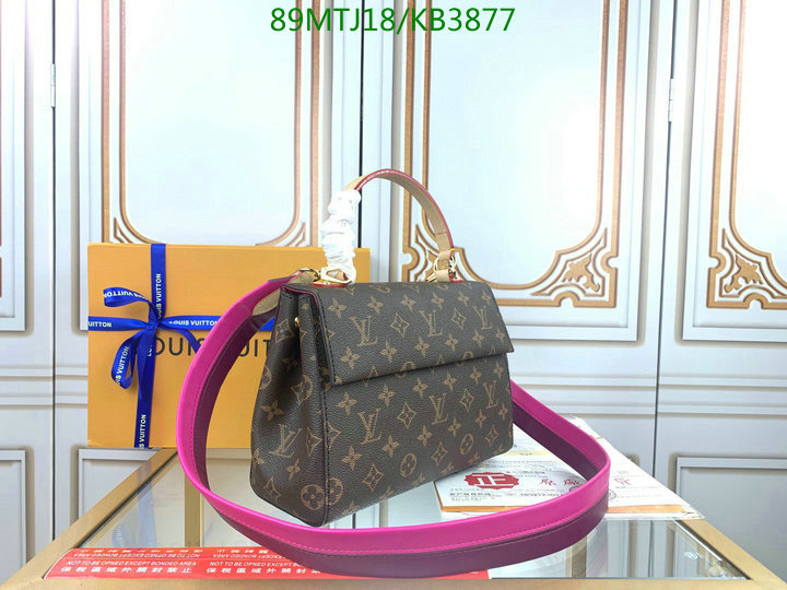 LV Bags-(4A)-Handbag Collection-,Code: KB3877,$: 89USD