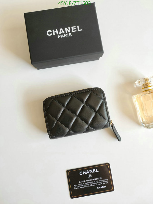 Chanel Bags ( 4A )-Wallet-,Code: ZT1603,$: 45USD