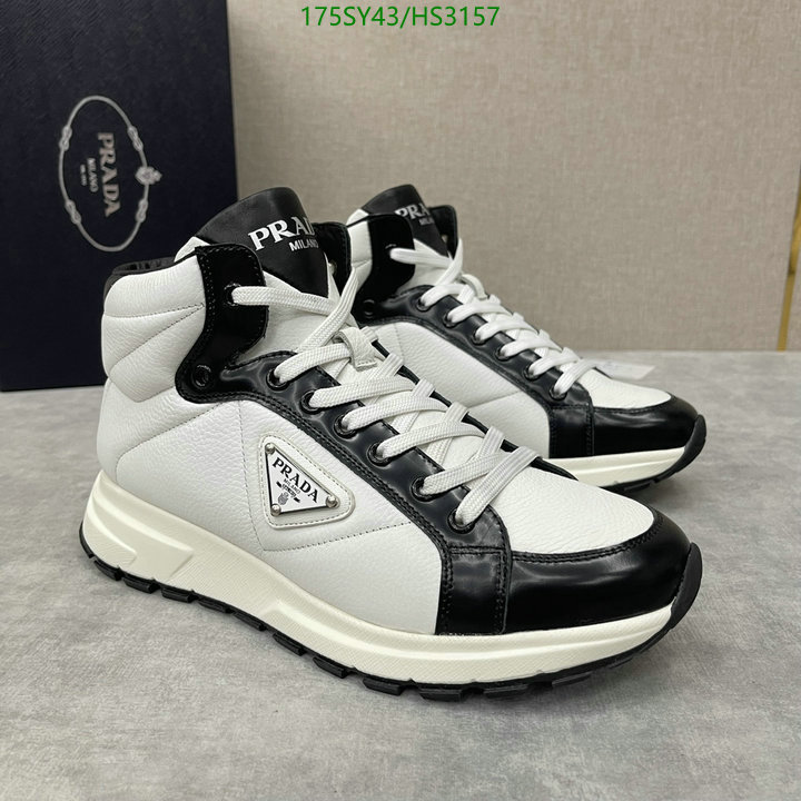 Men shoes-Prada, Code: HS3157,$: 175USD