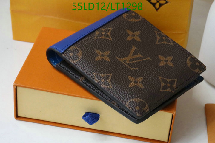 LV Bags-(Mirror)-Wallet-,Code: LT1298,$: 55USD