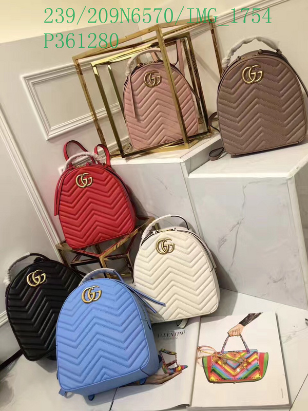 Gucci Bag-(Mirror)-Backpack-,Code: GGB112753,$: 239USD