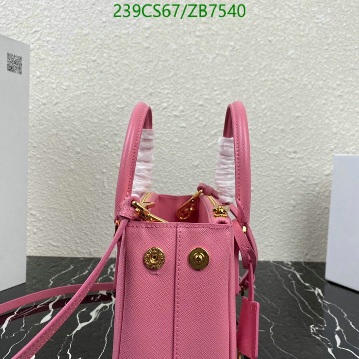 Prada Bag-(Mirror)-Handbag-,Code: ZB7540,$: 239USD