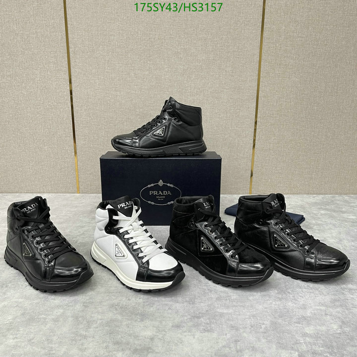 Men shoes-Prada, Code: HS3157,$: 175USD