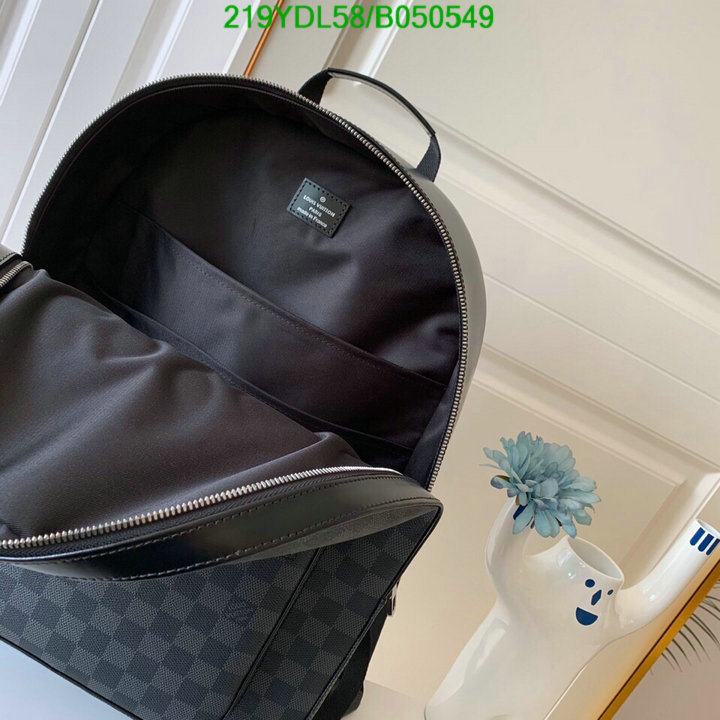 LV Bags-(Mirror)-Backpack-,Code: B050549,$: 219USD