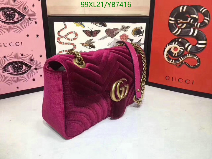 Gucci Bag-(4A)-Marmont,Code: YB7416,$: 99USD