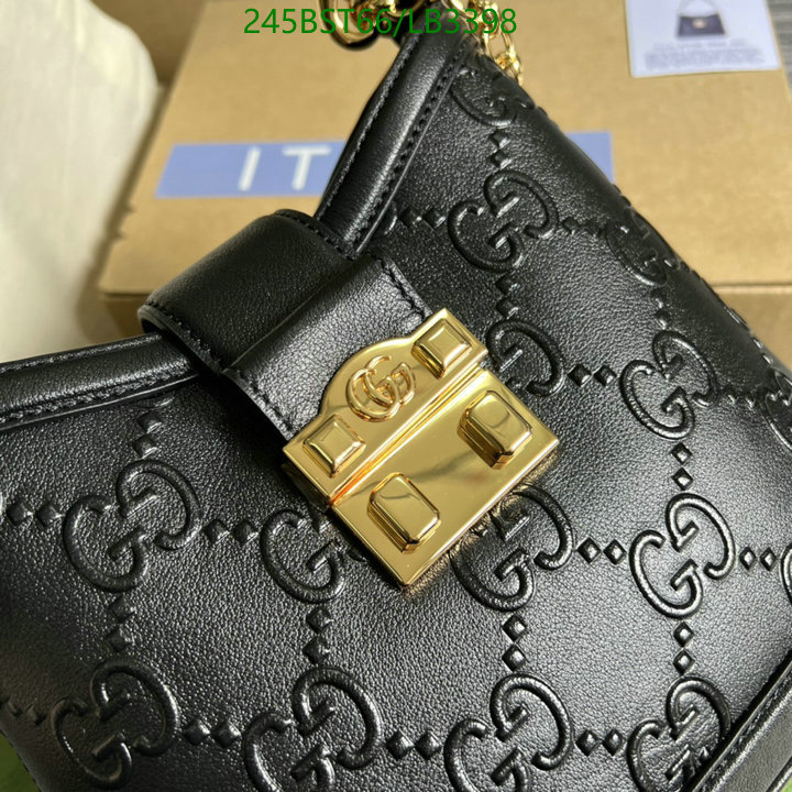 Gucci Bag-(Mirror)-Handbag-,Code: LB3398,$: 245USD