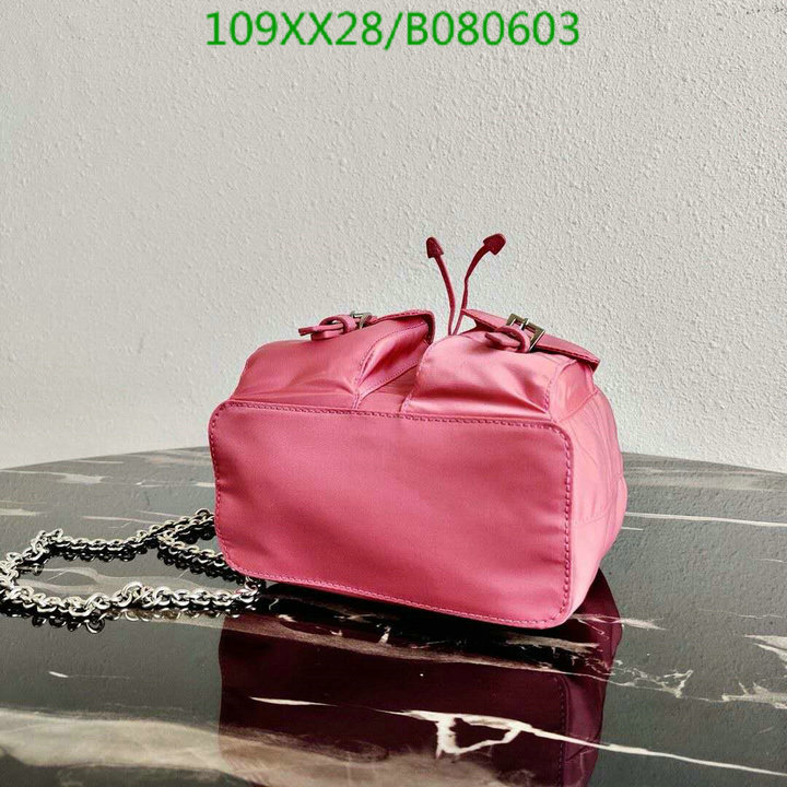 Prada Bag-(Mirror)-Backpack-,Code: B080603,$: 109USD