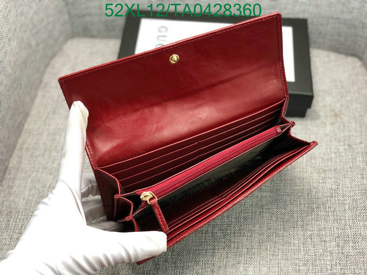 Gucci Bag-(4A)-Wallet-,Code:TA0428360,$: 52USD