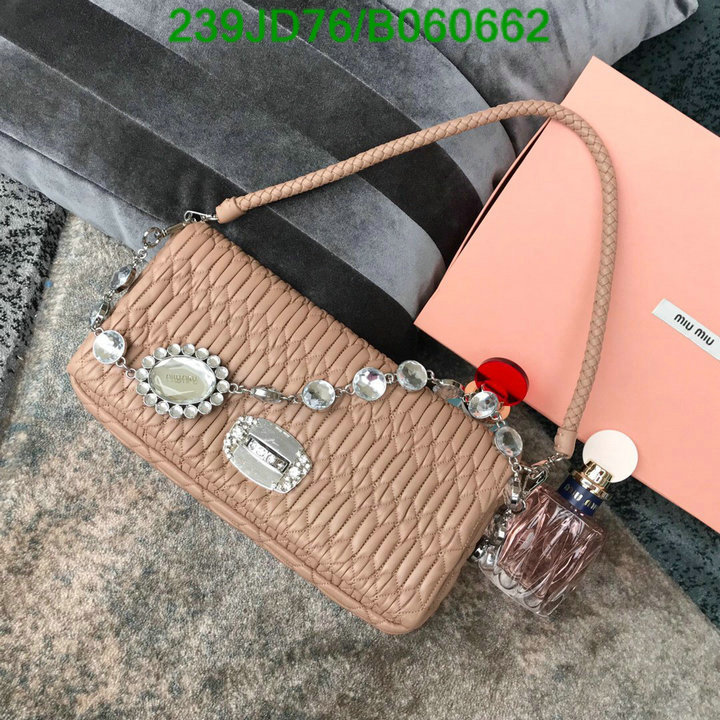 Miu Miu Bag-(Mirror)-Diagonal-,Code: B060662,$: 239USD