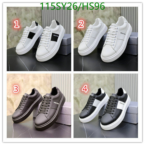 Men shoes-Prada, Code: HS96,$: 115USD