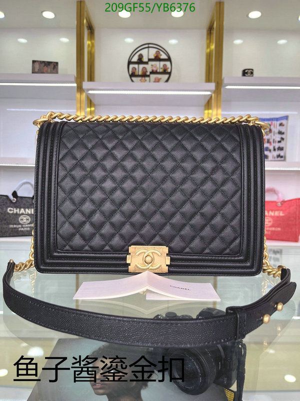 Chanel Bags -(Mirror)-Le Boy,Code: YB6376,$: 209USD