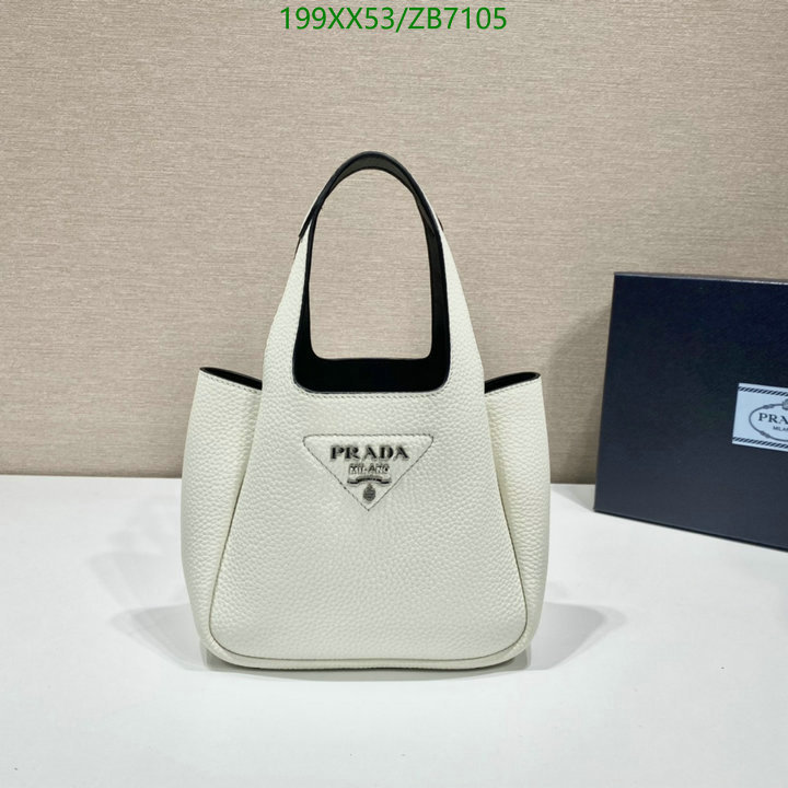 Prada Bag-(Mirror)-Handbag-,Code: ZB7105,$: 199USD