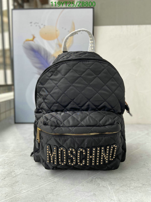 Moschino Bag-(Mirror)-Backpack-,Code: ZB800,