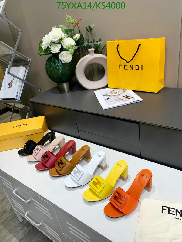 Women Shoes-Fendi, Code: KS4000,$: 75USD