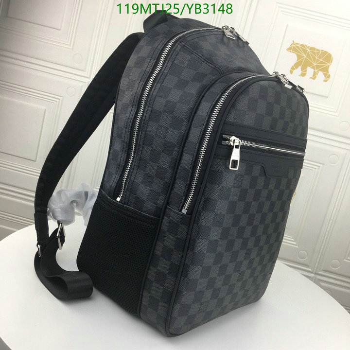 LV Bags-(4A)-Backpack-,Code: YB3148,$: 119USD