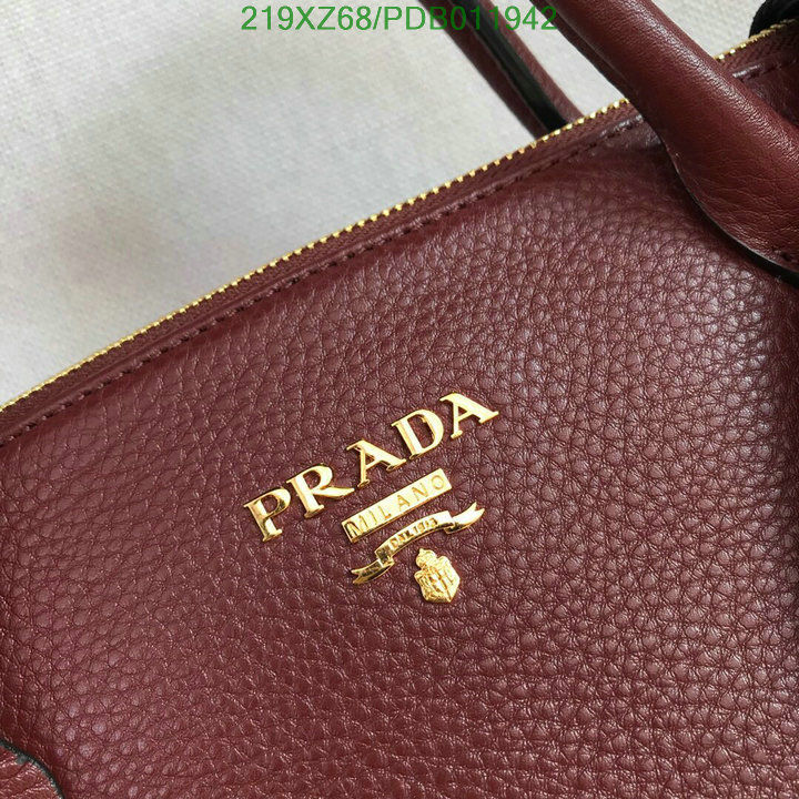 Prada Bag-(Mirror)-Handbag-,Code: PDB011942,$:219USD