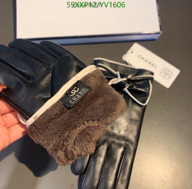 Gloves-Chanel, Code: YV1606,$: 59USD