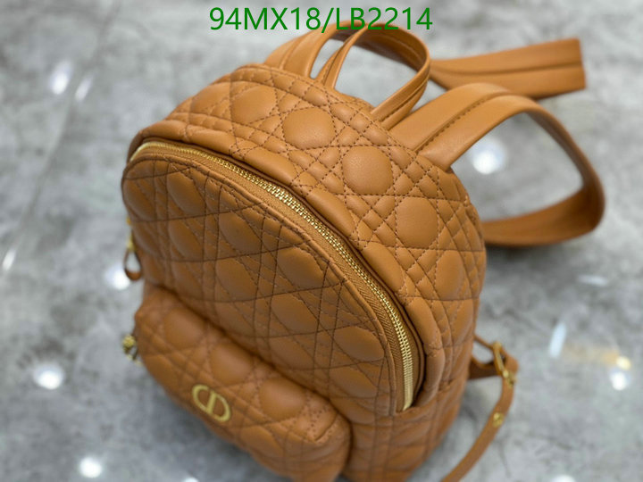 Dior Bags-(4A)-Backpack,Code: LB2214,$: 94USD