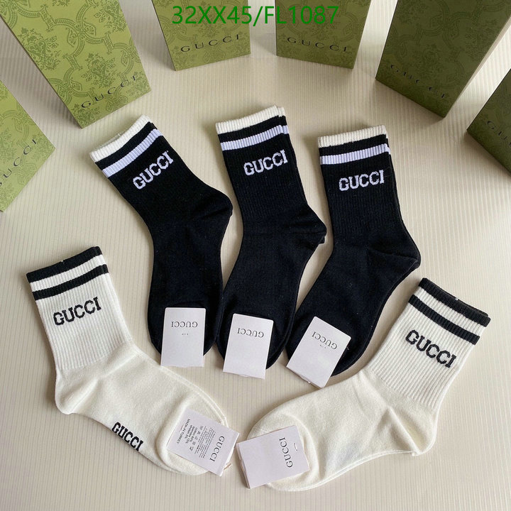 Sock-Gucci, Code: FL1087,$: 32USD