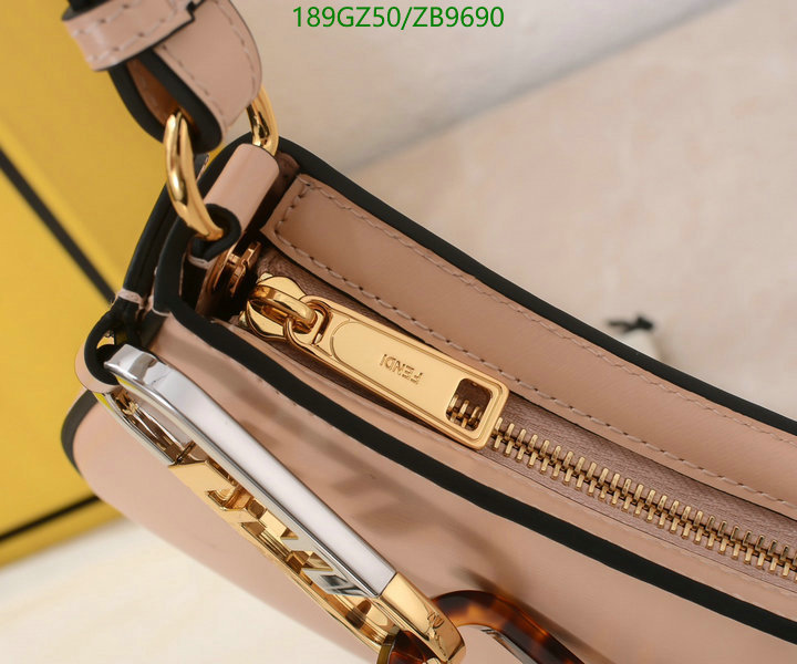 Fendi Bag-(Mirror)-Handbag-,Code: ZB9690,$: 189USD