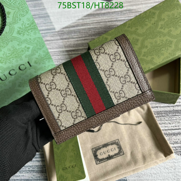 Gucci Bag-(Mirror)-Wallet-,Code: HT8228,$: 75USD