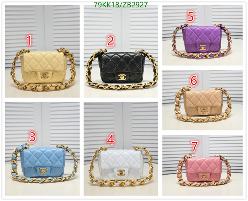 Chanel Bags ( 4A )-Diagonal-,Code: ZB2927,$: 79USD