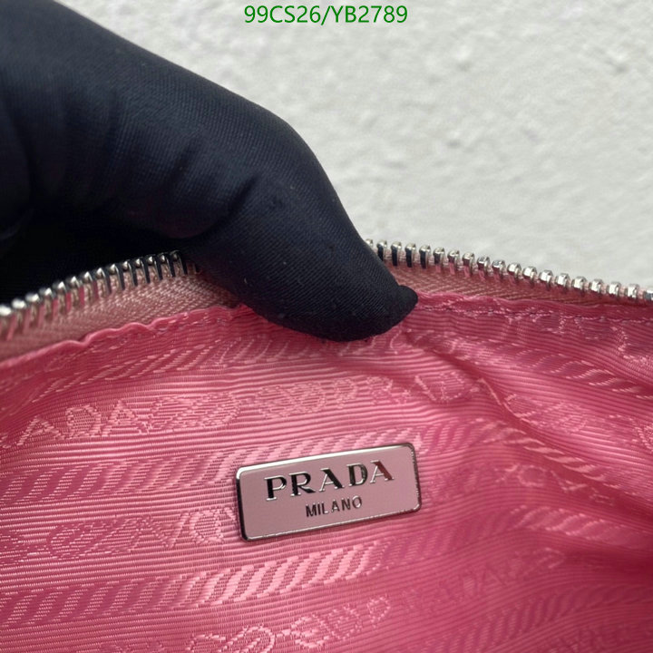 Prada Bag-(Mirror)-Re-Edition 2000,Code: YB2789,$: 99USD