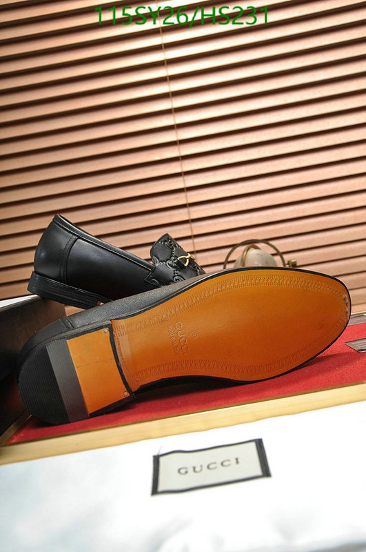 Men shoes-Gucci, Code: HS231,$: 115USD