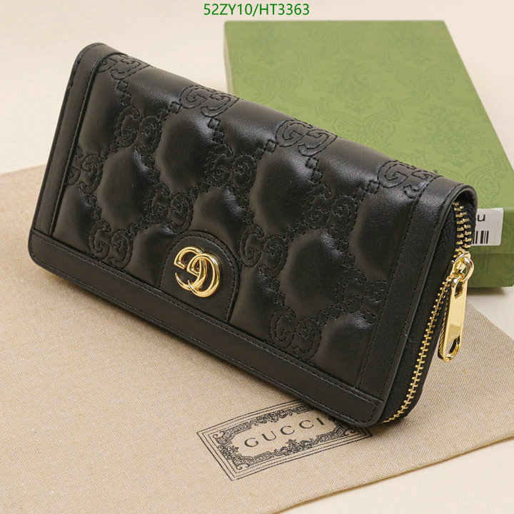 Gucci Bag-(4A)-Wallet-,Code: HT3363,$: 52USD