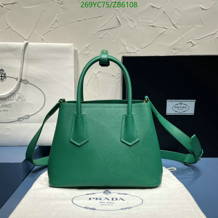 Prada Bag-(Mirror)-Handbag-,Code: ZB6108,$: 269USD