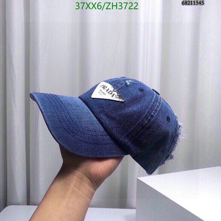 Cap -(Hat)-Prada, Code: ZH3722,$: 37USD