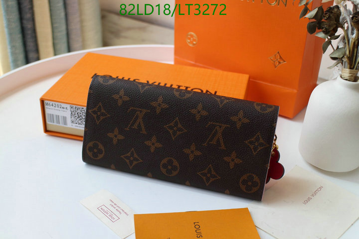 LV Bags-(Mirror)-Wallet-,Code: LT3272,$: 82USD