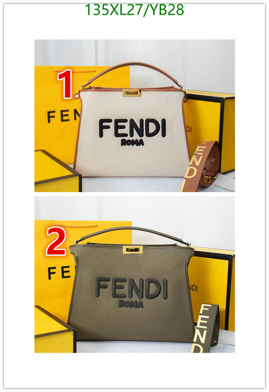 Fendi Bag-(4A)-Handbag-,Code: YB28,$: 135USD