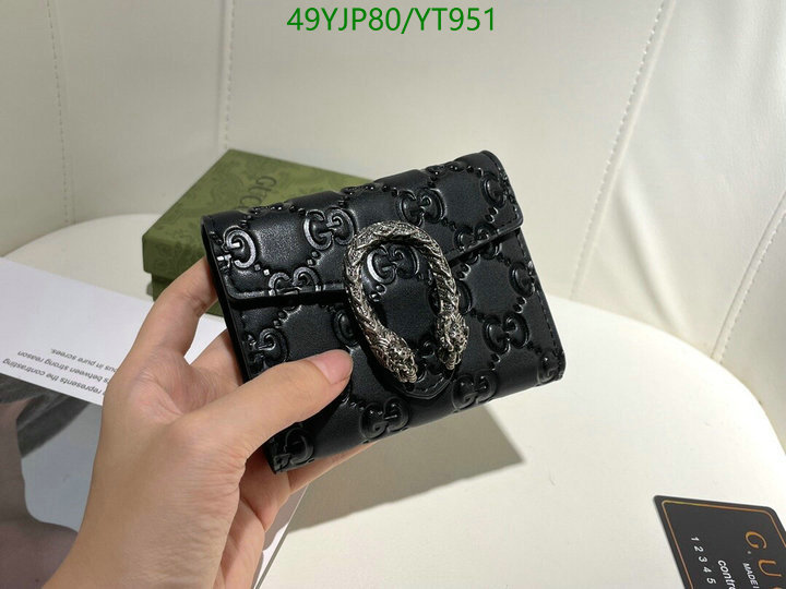 Gucci Bag-(4A)-Wallet-,Code: YT951,$: 49USD