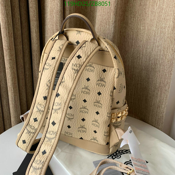 MCM Bag-(Mirror)-Backpack-,Code: ZB8051,$: 119USD