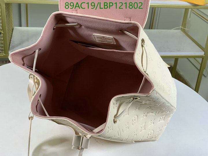 LV Bags-(4A)-Backpack-,Code: LBP121802,$: 89USD