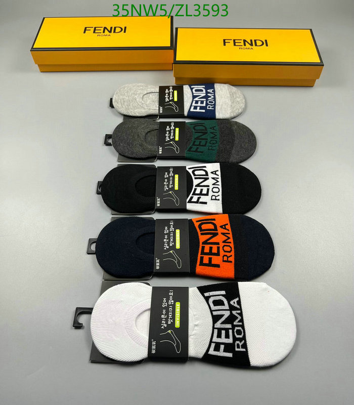 Sock-Fendi, Code: ZL3593,$: 35USD