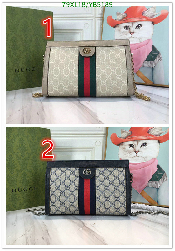 Gucci Bag-(4A)-Ophidia-G,Code: YB5189,$: 79USD